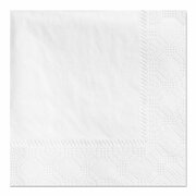 Hoffmaster Napkin, Cocktail, 10x10, White, PK1000 HFM 180300